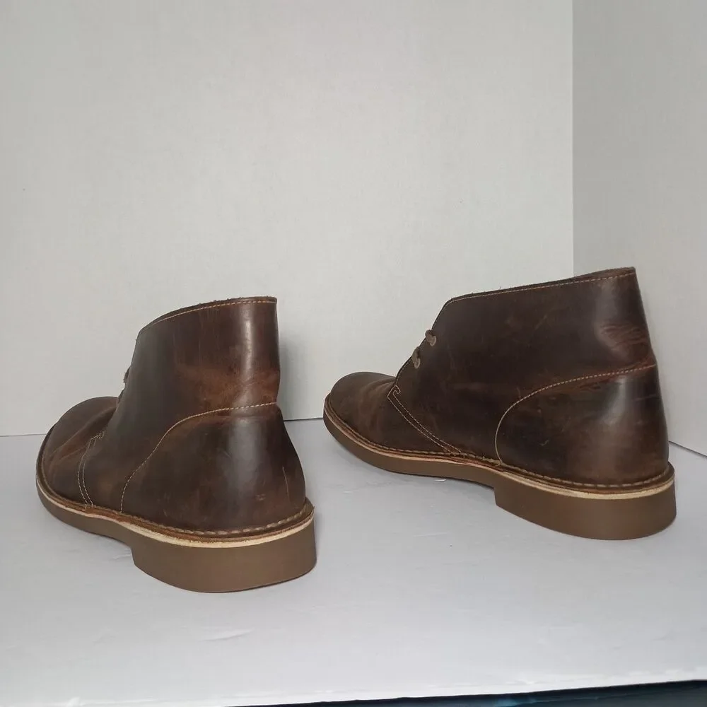 Clarks Bushacre Mens Size 13M Brown Casual Chukka Desert Ankle Boots Shoes 15522